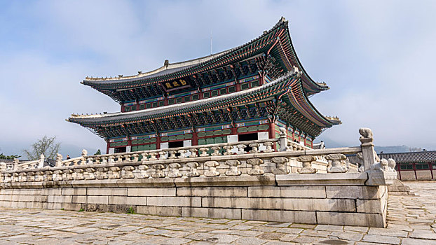 外景,佛教寺庙,首尔,韩国