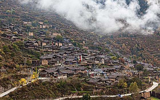 川西九寨沟县大录藏寨