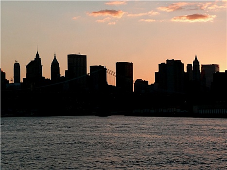 曼哈顿,日落