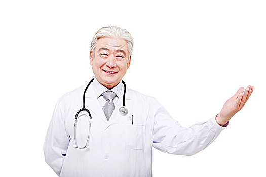 東方醫生做出歡迎的手勢