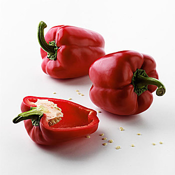 红辣椒,和种子