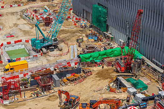 香港国际机场扩建工程工地