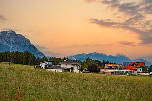 阿尔卑斯山区风光