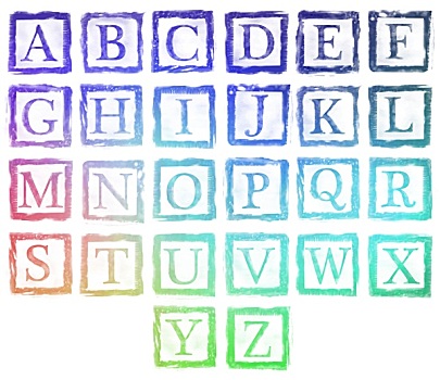 字母,金属,邮票,文字,彩色