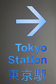 日本,东京,东京站,标识