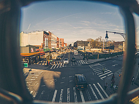 布鲁克林,街道,纽约