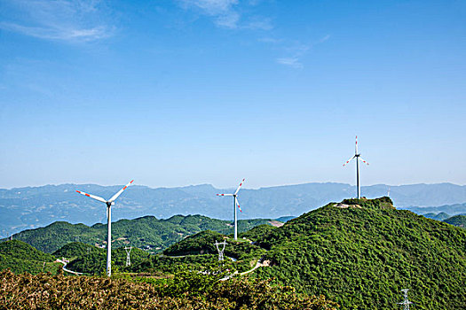 重庆涪陵区和顺镇寺院坪四眼坪风电场