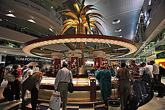 酋长国,迪拜,国际机场,商场