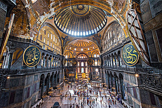 室内,圣索菲亚教堂,藍色清真寺,地区,欧洲,局部,伊斯坦布尔