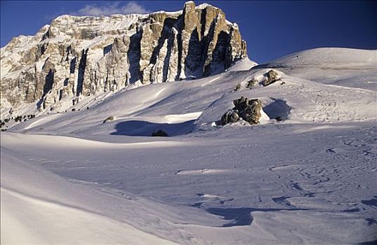 雪山,顶峰,白云岩