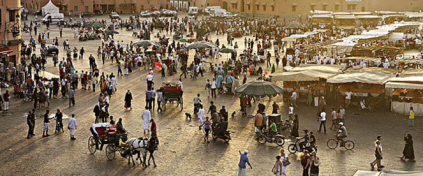 非洲,摩洛哥,玛拉喀什,麦地那,匆忙,忙乱,市场