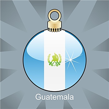 危地马拉,旗帜,圣诞节,形状