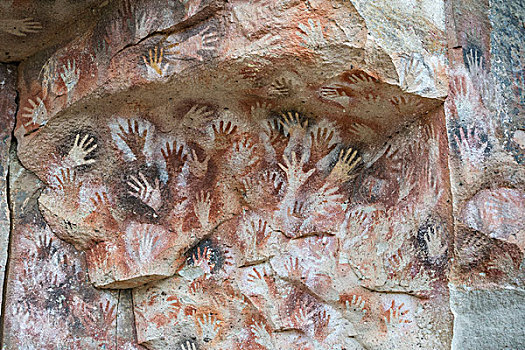 里奥平图拉斯,洞穴,壁画,阿根廷,南美