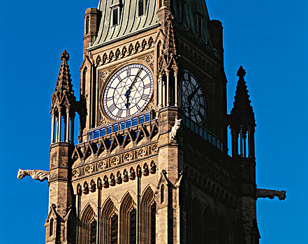 加拿大,安大略省,渥太华,议会,特写,和平塔,大幅,尺寸