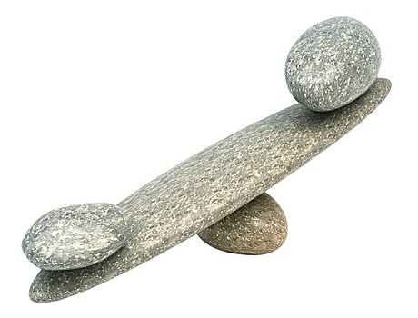 平衡,鹅卵石,稳定,称,石头