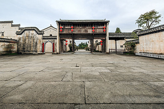 呈坎古村落,位于中国安徽省黄山市徽州区