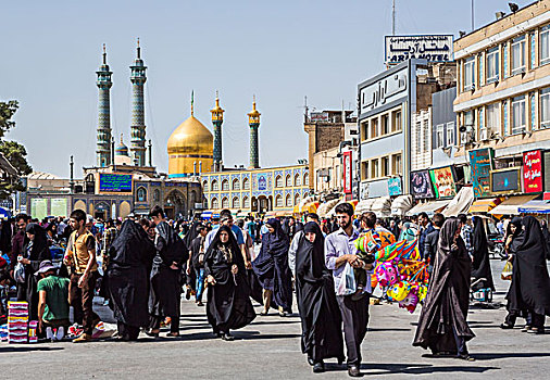 伊朗,城市,神圣,神祠