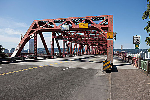 百老汇桥,河,波特兰,俄勒冈,美国