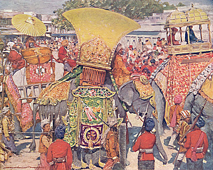 缅甸,大象,艺术家