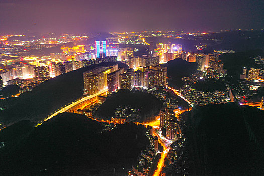 贵州贵阳城市夜景