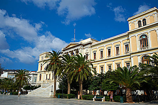 市政厅,锡罗斯岛,希腊,欧洲