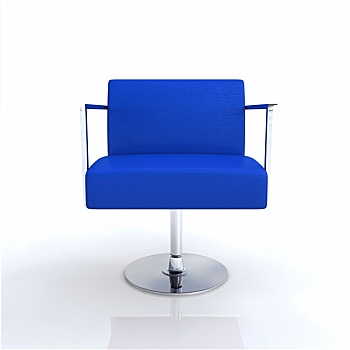 设计师,椅子,蓝色