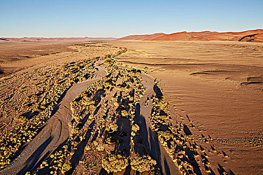 纳米比沙漠,航拍,纳米比诺克陆夫国家公园,纳米比亚,非洲