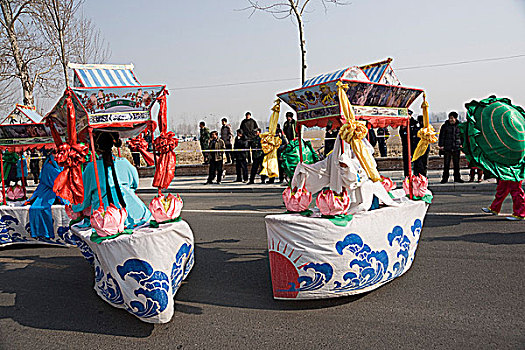 北京延庆元宵节民俗表演