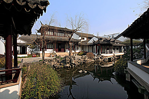 江苏一日,冬,南京,瞻园,始建于明代