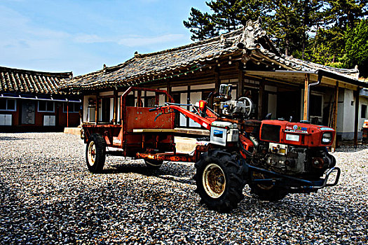 韩国,故居,拖拉机