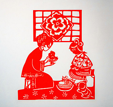 剪纸－中国元素,中国民间艺术