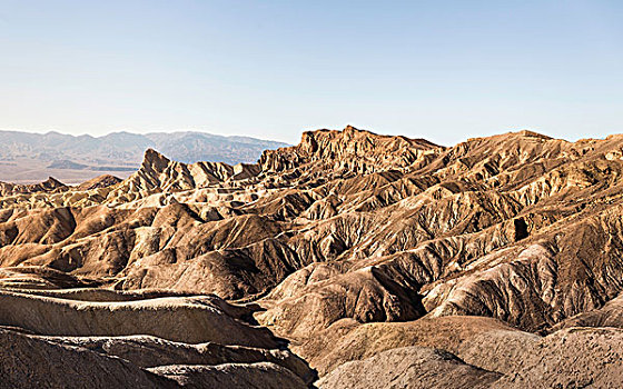 扎布里斯基角,岩石构造,风景,死亡谷国家公园,加利福尼亚,美国