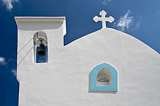 小教堂,圣母,岛屿,卡帕索斯,爱琴海岛屿,多德卡尼斯群岛,爱琴海,希腊,欧洲