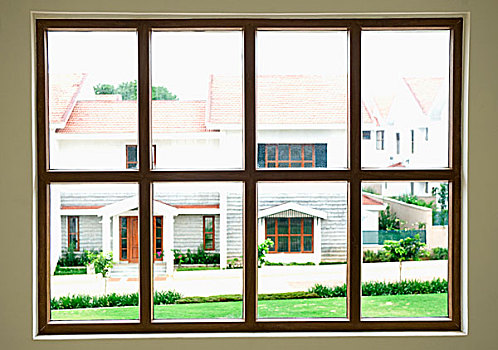 平房,窗,班加罗尔,印度