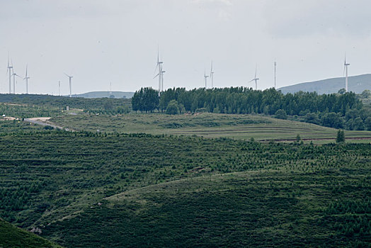 河北张家口坝头风景