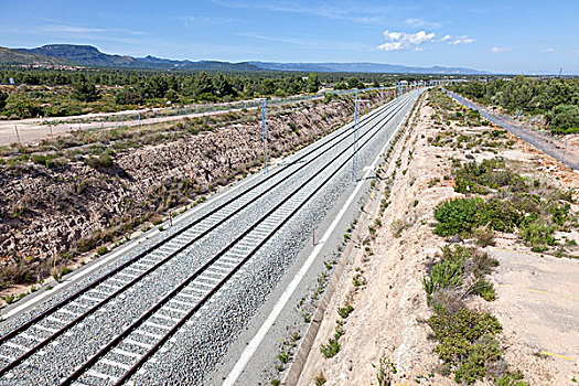 新,轨道,高速列车,南方,西班牙