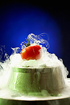西红柿,干冰