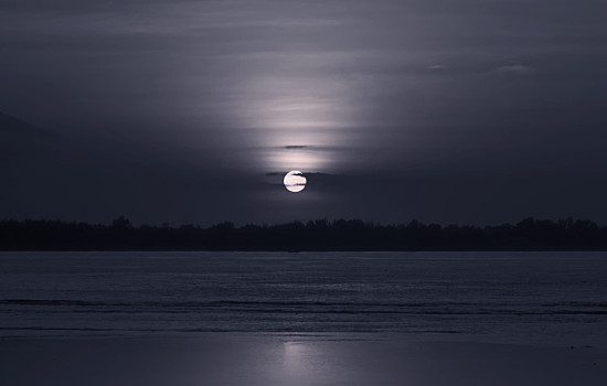 月亮,开灯,岛屿,印度尼西亚