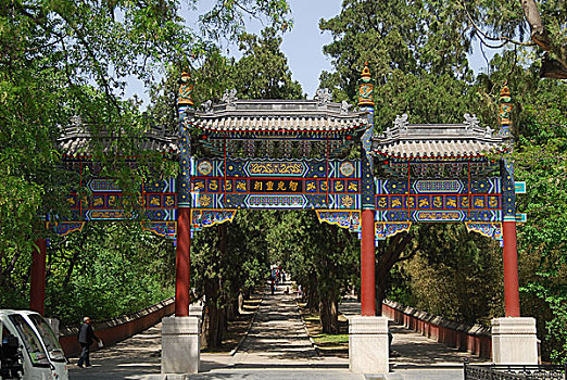 北京,植物园,寺院