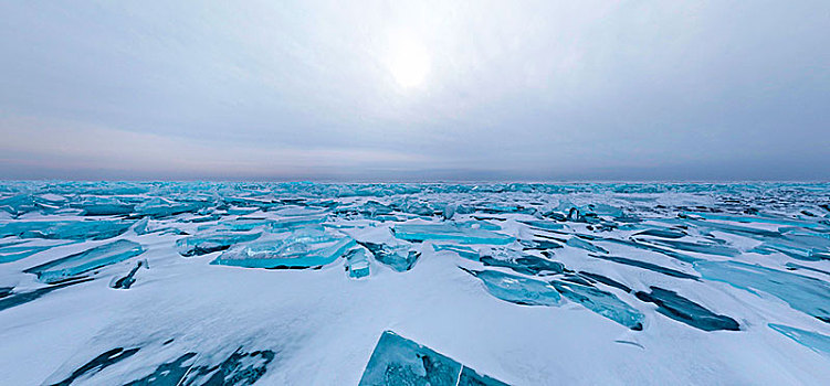 片,冰,太阳,反射,贝加尔湖,伊尔库茨克,区域,西伯利亚,俄罗斯