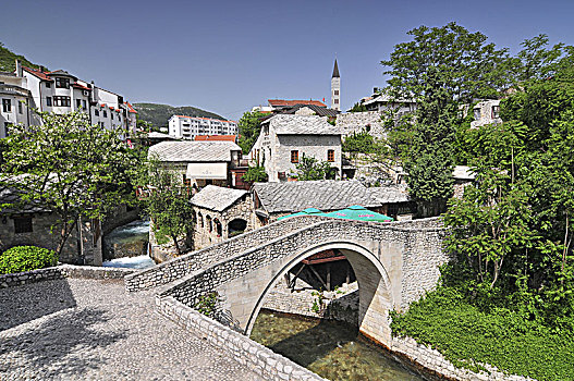 古桥,莫斯塔尔,波斯尼亚,黑塞哥维那