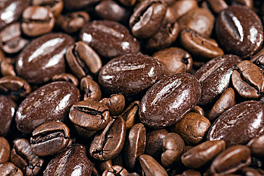 浓咖啡,咖啡豆,巧克力豆
