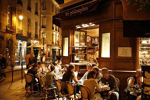 夜景,啤酒店,巴黎,法国,欧洲