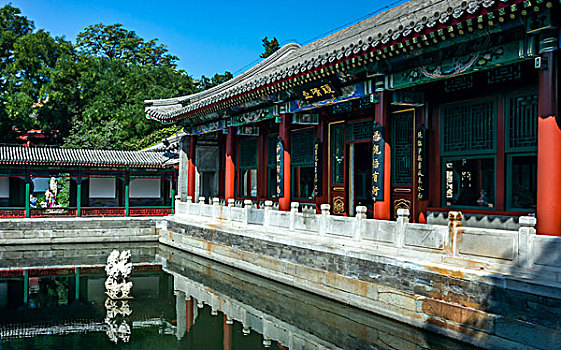 北京著名景点北海公园－静心斋