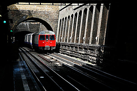 圆,线条,地铁,车站,伦敦,英国