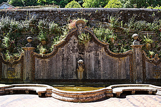 喷泉,辛特拉,靠近,里斯本,葡萄牙,南,欧洲