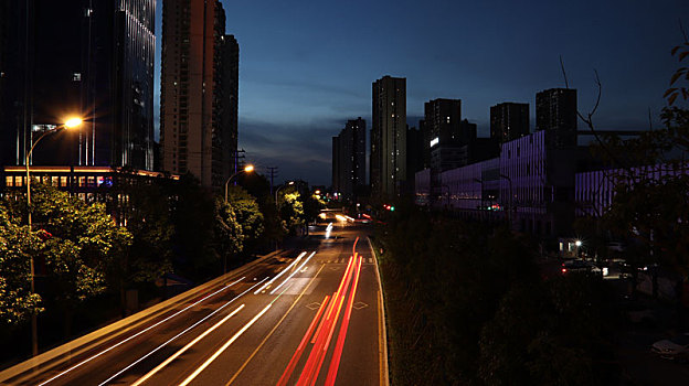 城市夜景美