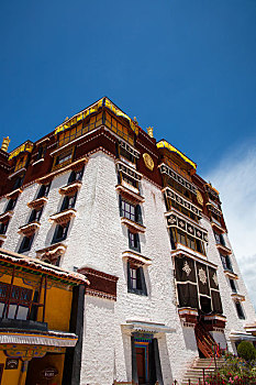 西藏布达拉宫白宫