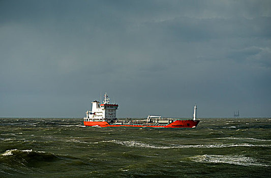 风暴,鹿特丹,港口