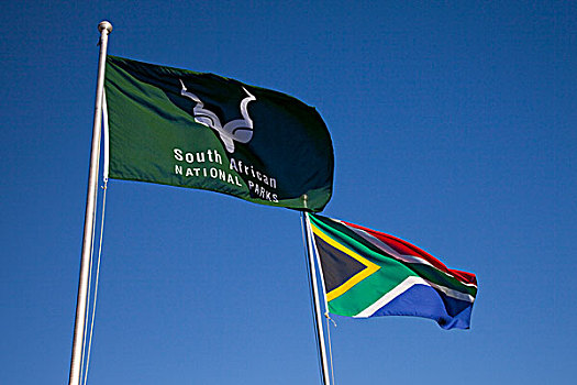南,国家公园,南非,旗帜